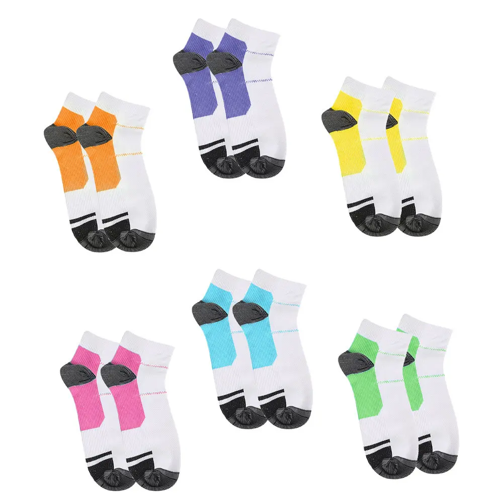 

6Pairs Sports Compression Socks Breathable Quick-Dry Athletic Support Socks for Running Cycling Hiking Outdoor Fitness