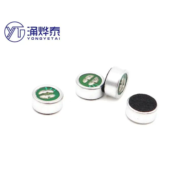 Yyt 10Pcs 9745P Met Pin Microfoon 9.7*4.5Mm Plug-In Microfoon Epe Intercom Opname Microfoon hoge Gevoeligheid Microfoon
