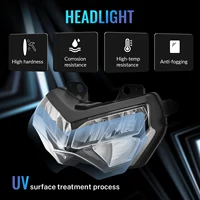 Conjunto de lámpara de faro LED apto para Kawasaki Z650 2020-2025 Z900 2020-2024 Z400 2018-2020