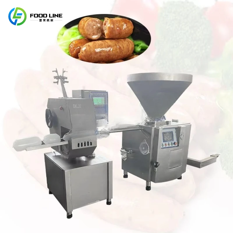 Customized High Speed Commercial Small Scale Beef Roll Vegetarian Sausage Stuffer Make Machine Automatic with Price