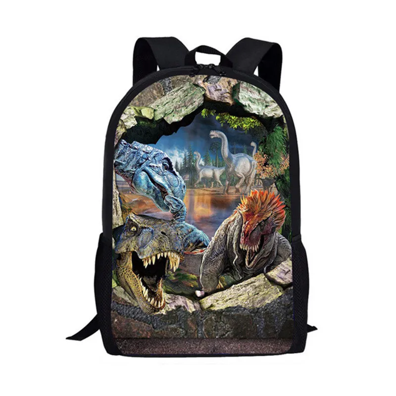 

Anime Dinosaur Backpack Set Teenagers Boys Girls Toddler Harajuku Cartoon Kid School Book Bags children Rock Mochila Bolsa