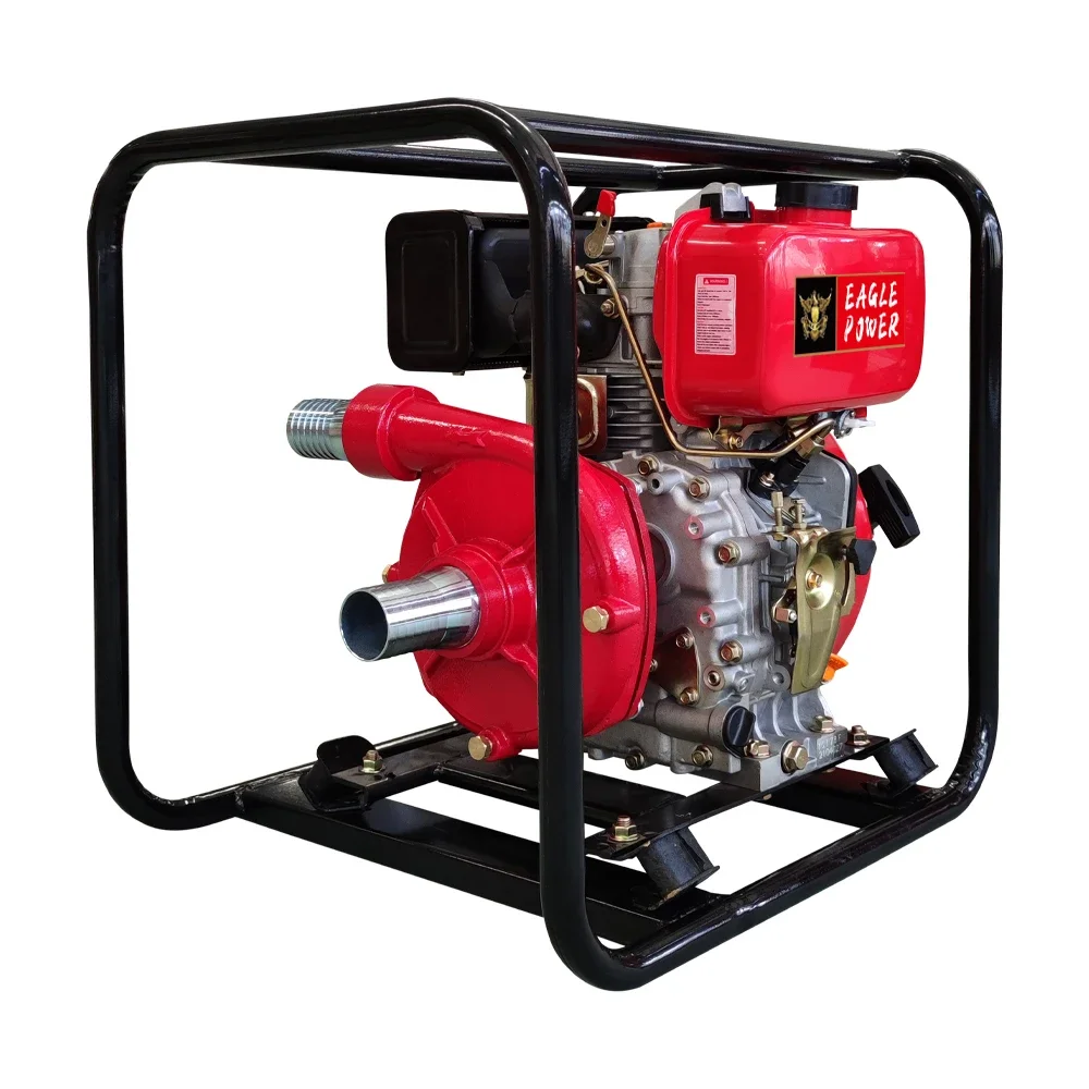 

2-Inch Portable Fire Fighting Iron Cast Water Pump for Agriculture Farm and Mining Industry High Pressure