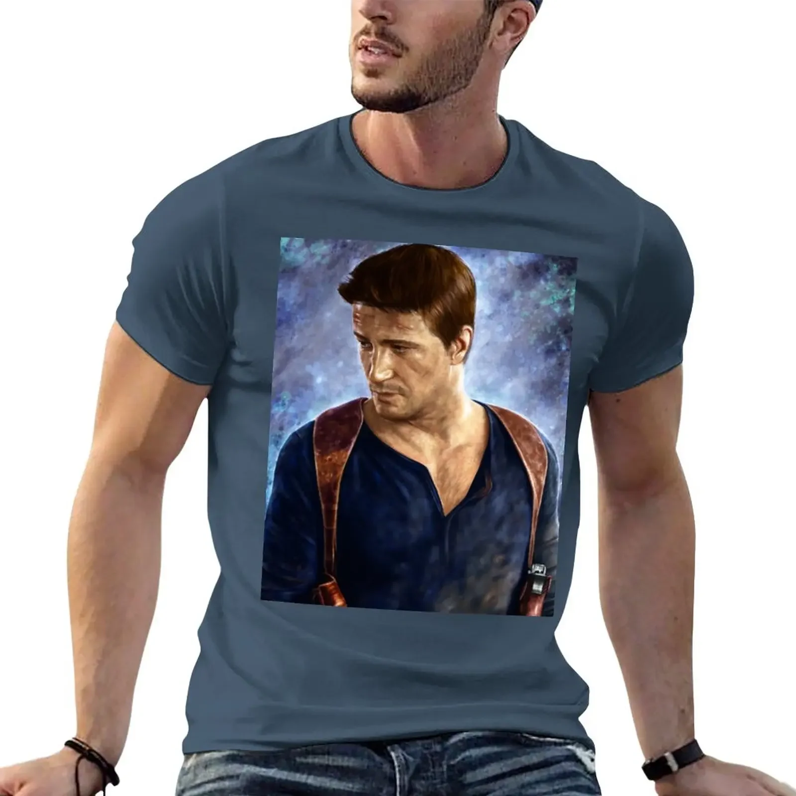 

Uncharted - Nathan Drake T-Shirt new edition boys whites for a boy t shirts for men