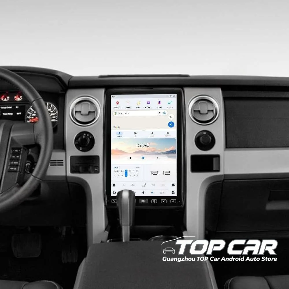 14.5 inch For Ford Raptor F150 2009 - 2014 T Style Android 13.0 Car Radio Player GPS Navigntion Auto Stereo Multimedia Head unit