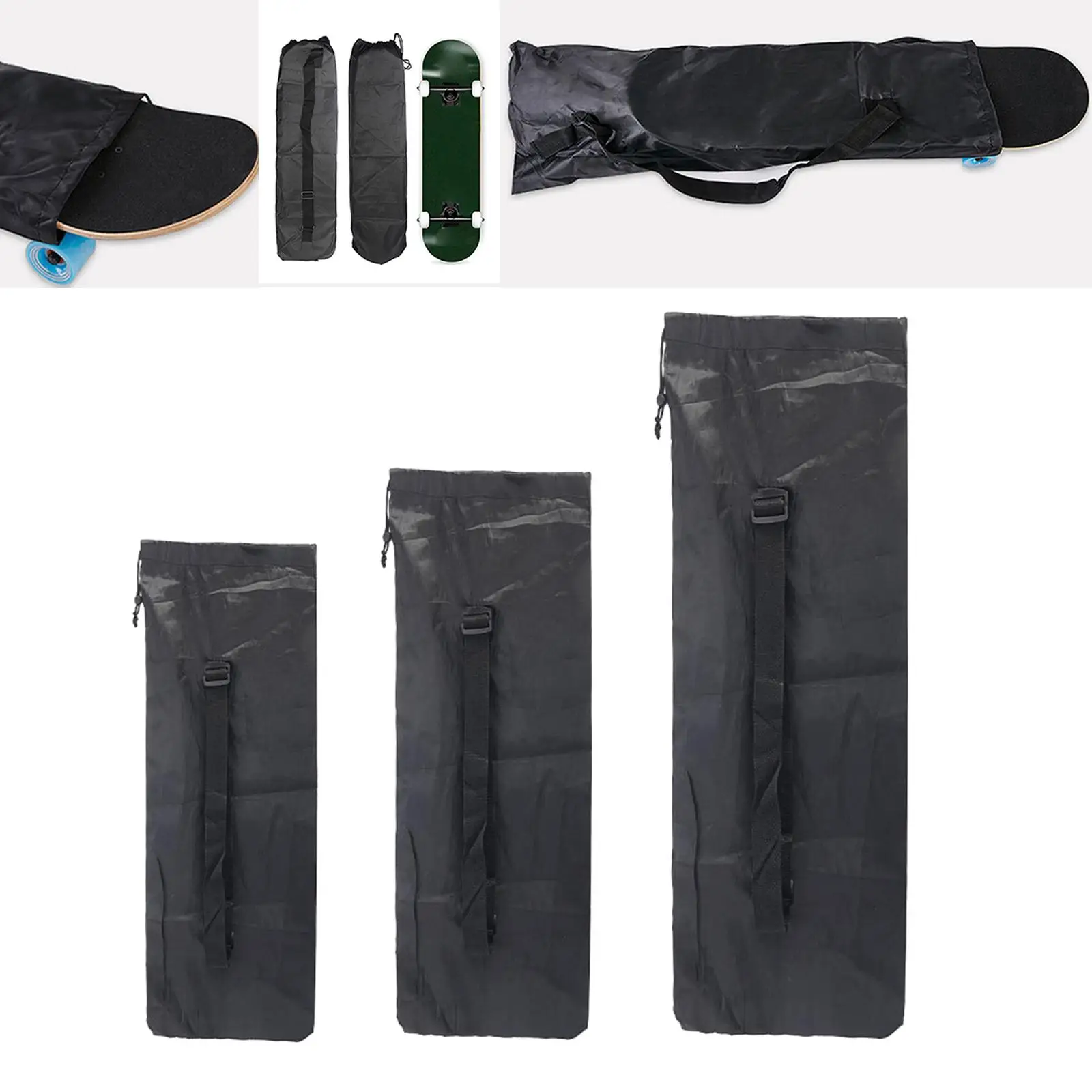 Outdoor Skateboard Bag Double Tilt Skateboard Storage Container Carry Case