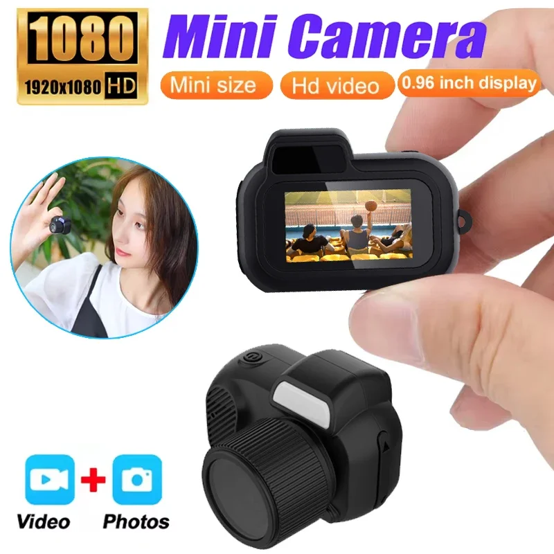 Mini Camera With 0.96 inch Screen HD 1080P Portable Retro Indoor Home Outdoor Sports Digital Camera Video Recorder for Kids
