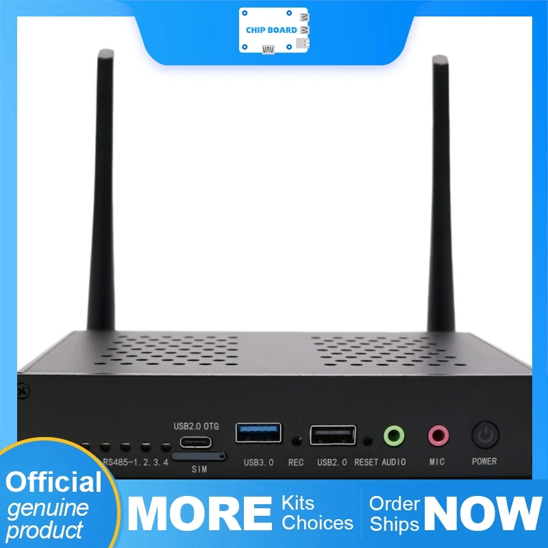 Mekotronics R56 RK3568 Embedded Computer with 4GB RAM and 32GB Storage | High-Performance Design