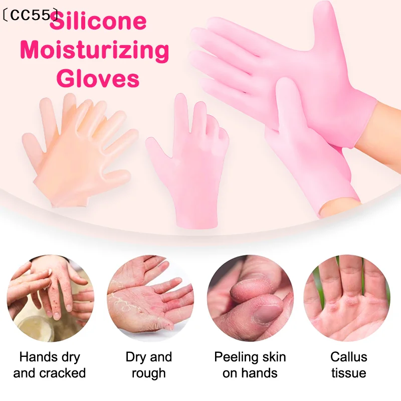 

らCC55 август техник носки и увлажняющие перчатки SPA силиконовая маска для ног с защитой от трещин предотвращает сухость набор масок для рук