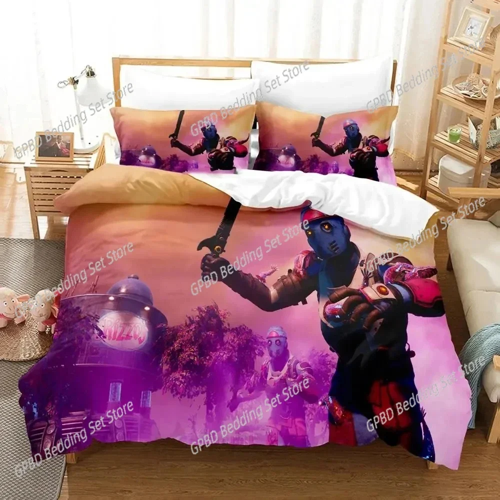 

Game Outer Worlds Bedding Set 3D Printed Suitable for Bedroom Duvet Cover Set With Pillowcases Kids Home Textile