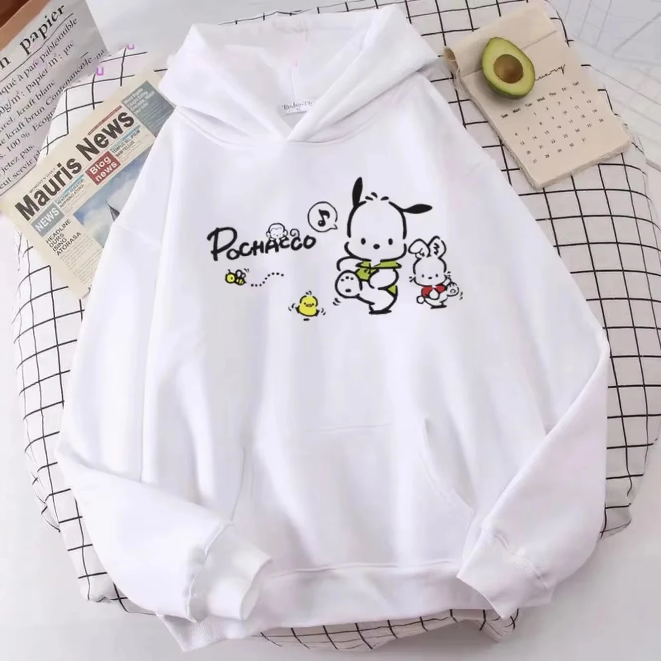 سويت شيرت الأطفال المطبوع عليه كلب باشا اللطيف من مينيسو تشبه طفولي وغير رسمي مناسب لارتدائها يوميًا