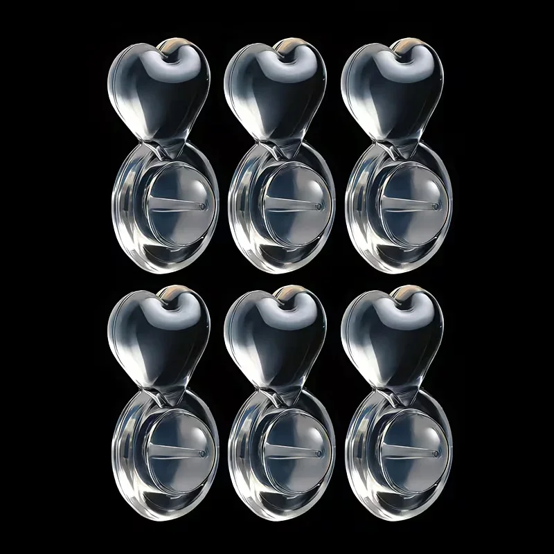 6pcs Silicone Ear Supports Earring Anti-Sag Stabilisers Food-Grade Silicone Earring Backs DIY Earring Accessories
