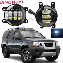 2PCS High Bright LED Fog Lights For Nissan Navara D40 Pathfinder R51 Note E11 Xterra Pixo UA0 Leaf Patrol Y61 Foglights Headlig