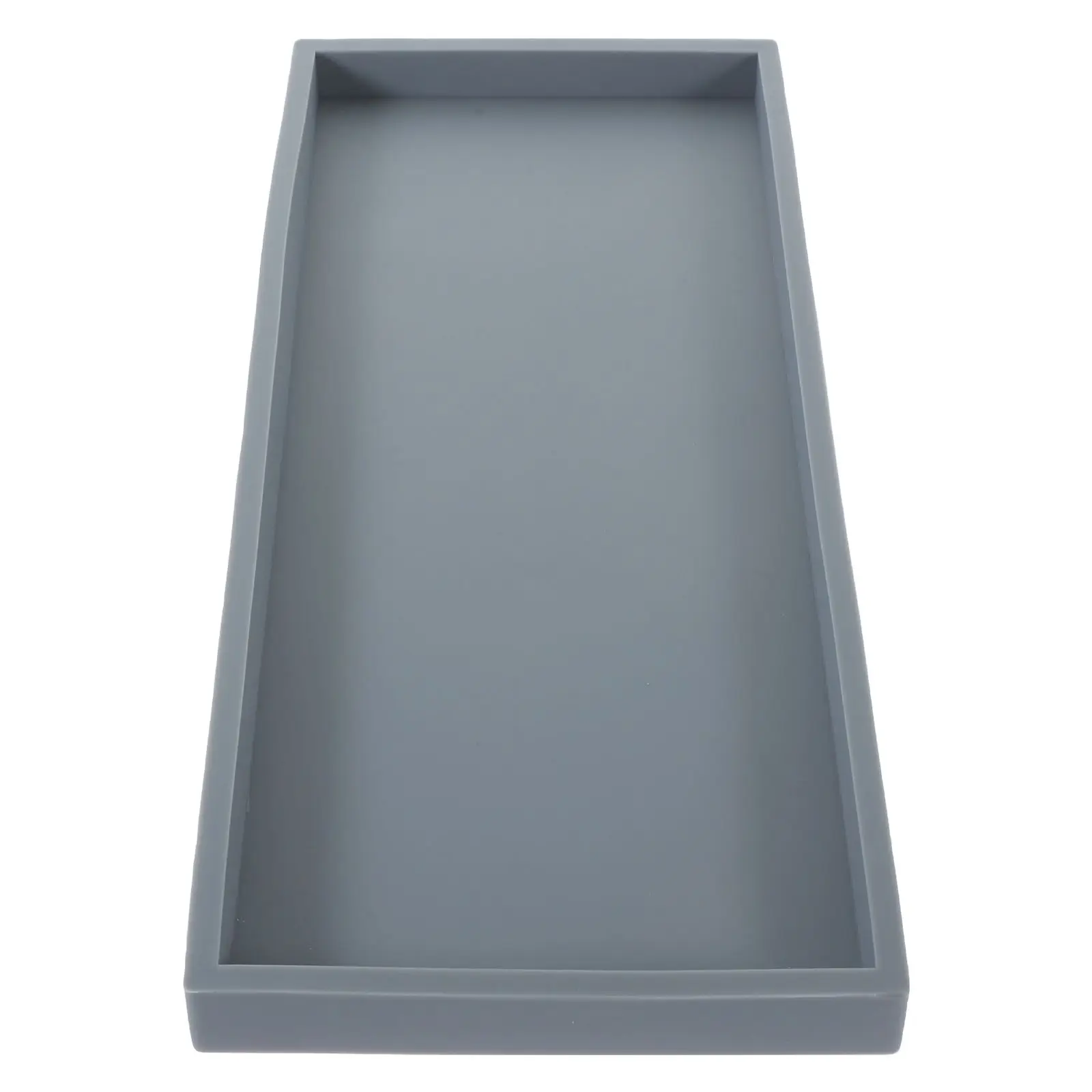 

Silicone Storage Tray Bathroom Vanity Organizer Kitchen Sink Countertop Drying Mat Jewelry Key Ring Holder Household