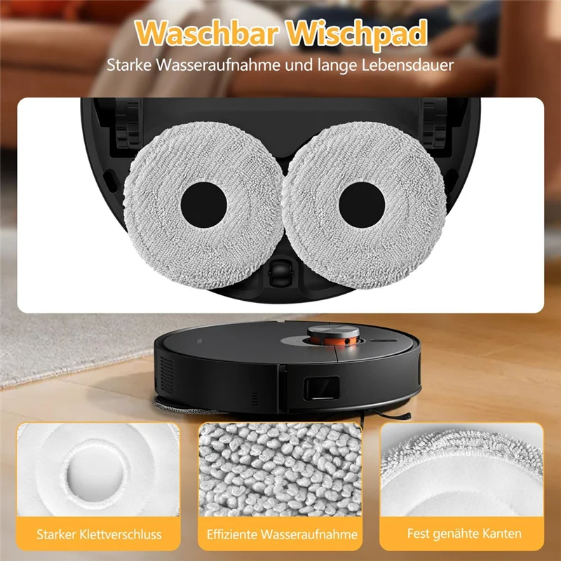 Accesorios AD para Robot aspirador Xiaomi X20 Max / X20 Pro, bolsas de polvo, almohadilla de fregona, cepillo principal, cepillos laterales, filtro HEPA