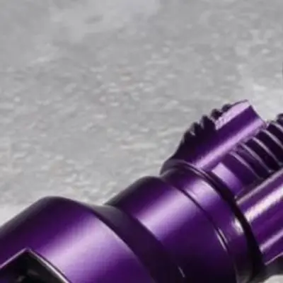 Purple Alloy Steel Pipe Threader Tool 1/2 Inch And 3/4 Inch External Internal Threading Die Set With Hex Shank For Water Pipe Re