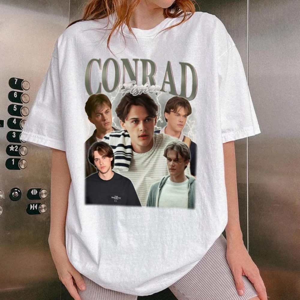 Etro Conrad Fisher T-Shirt Everyday Wear Graphic T Shirts The Summer I Turned Pretty Romance Woman Man Cotton Short-sleev