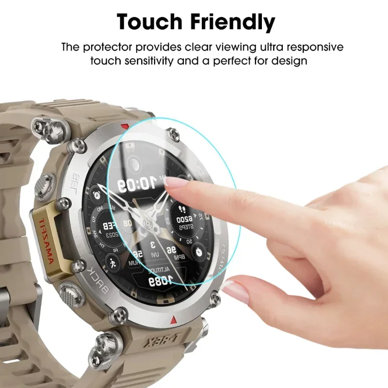 For Amazfit T-Rex Ultra 34MM Watch Screen Protector Clear Tempered Glass Protective Film for T-Rex Ultra Smart Watch Accessories