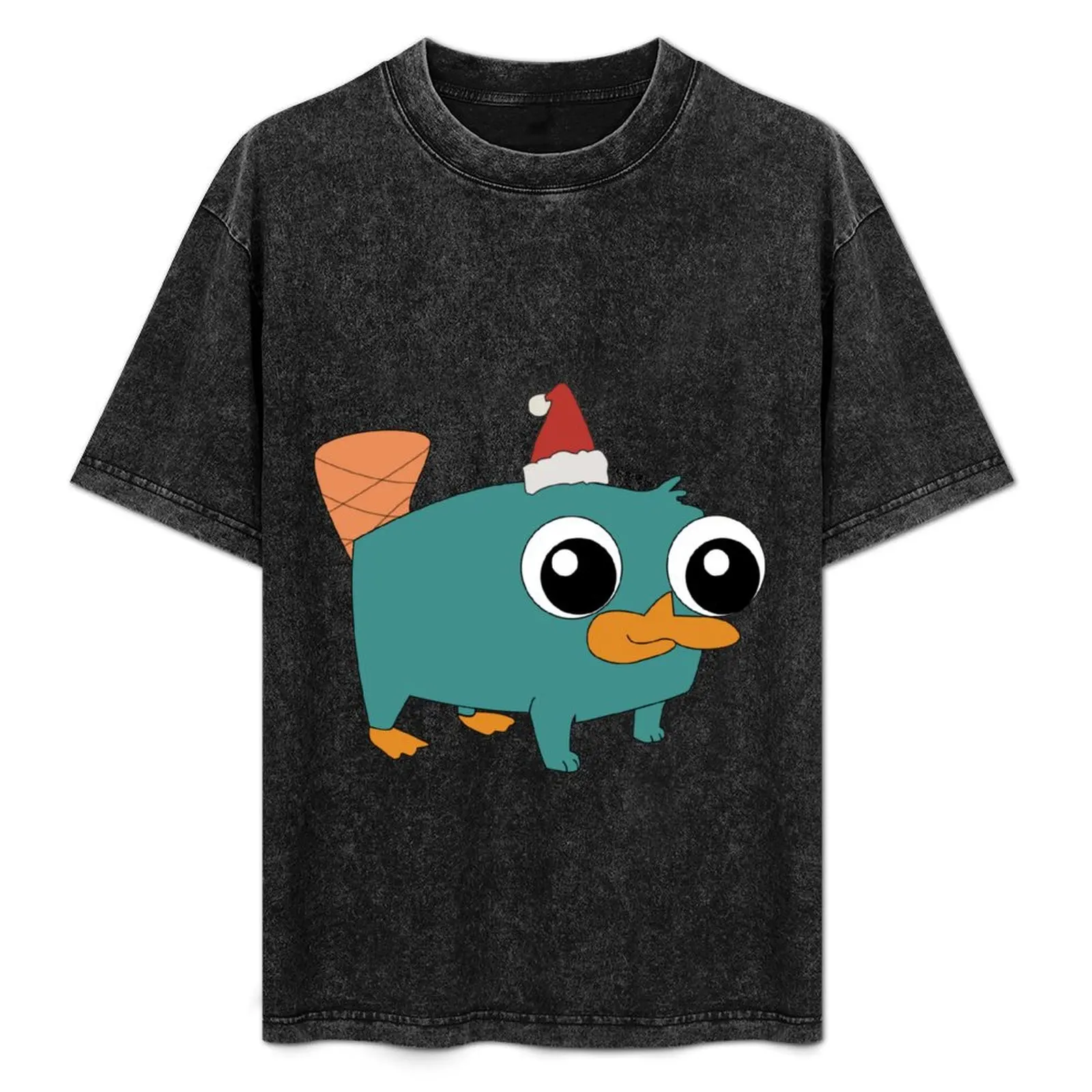 

Christmas Baby Perry the Platypus T-Shirt Plus Size Lightweight Top