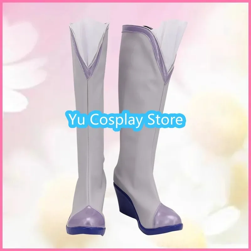 

AIAI 2025Weiss Schnee PU Leather Shoes Halloween Carnival Boots RWBY Cosplay Props Custom Made
