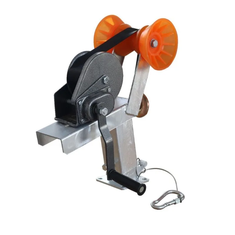 New winch rack, widened top wheel adjustable lift with safety lock y