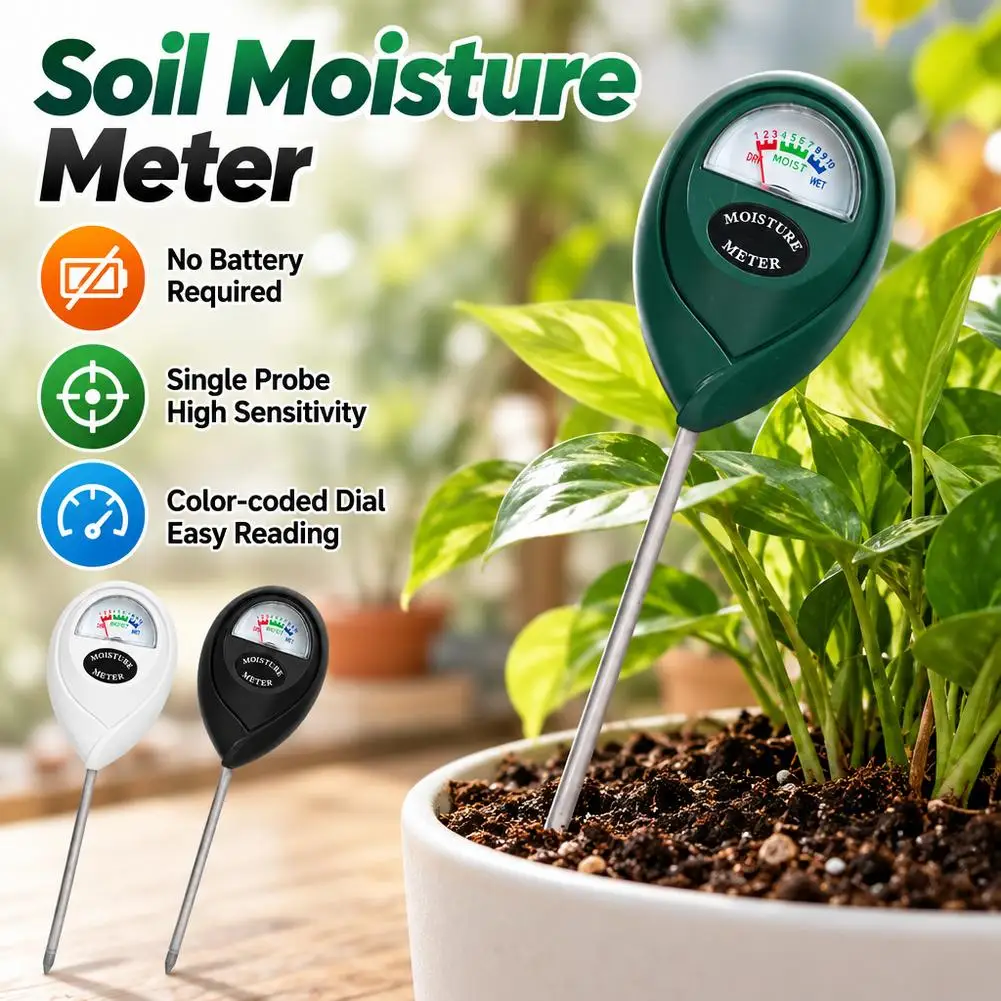 Soil Moisture Meter Hygrometer Probe Watering Test For Home Gardening Soil Humidometer Measuring