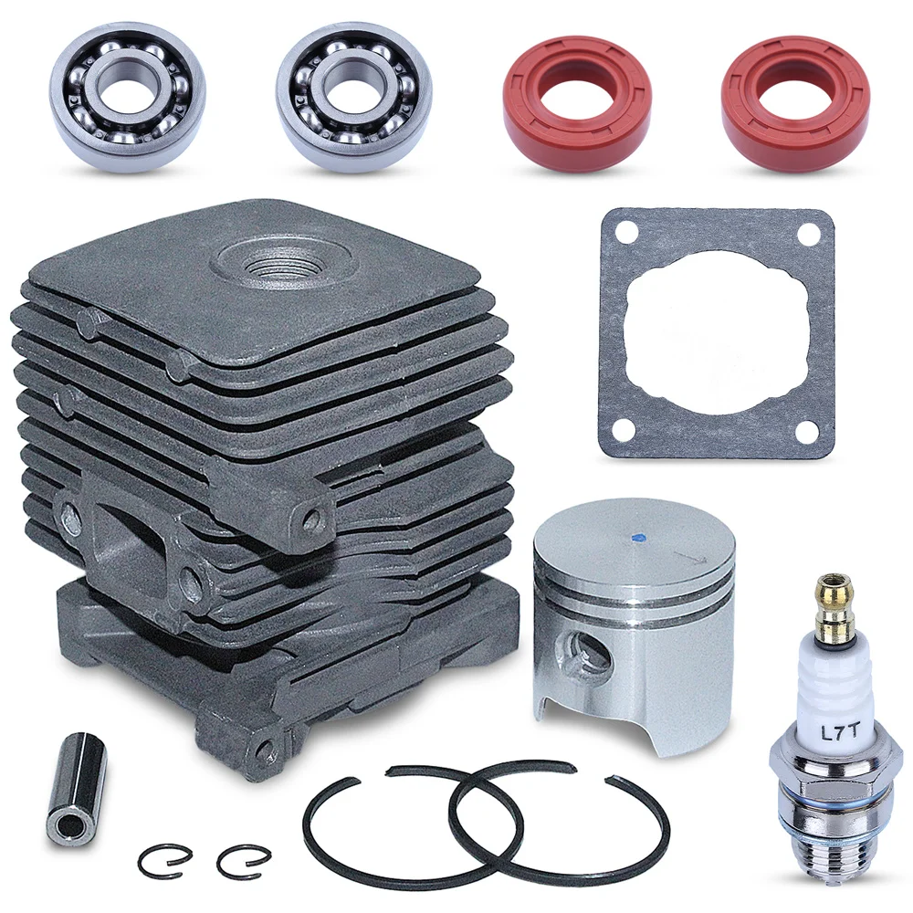 Cylinder Piston Kit 34mm For Stihl Fs38 Fs45 Fs46 Fs55 Km55 Hl45 Fs45L Fs45C Fs46C Km55C Km55R Km55Rc 41400201202