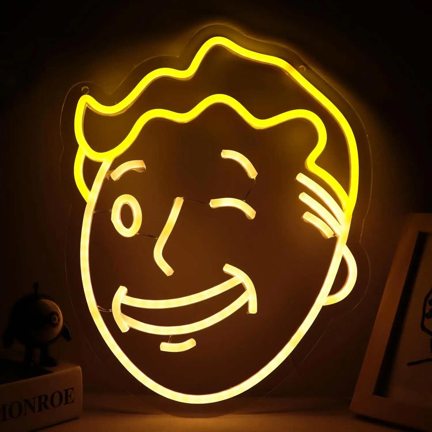 

Неоновая вывеска Boy с USB-питанием, диммируемые светодиодные неоновые светильники для игровой зоны, мужской комнаты, игровой комнаты, интернет-кафе, спальни, декоративный ночник