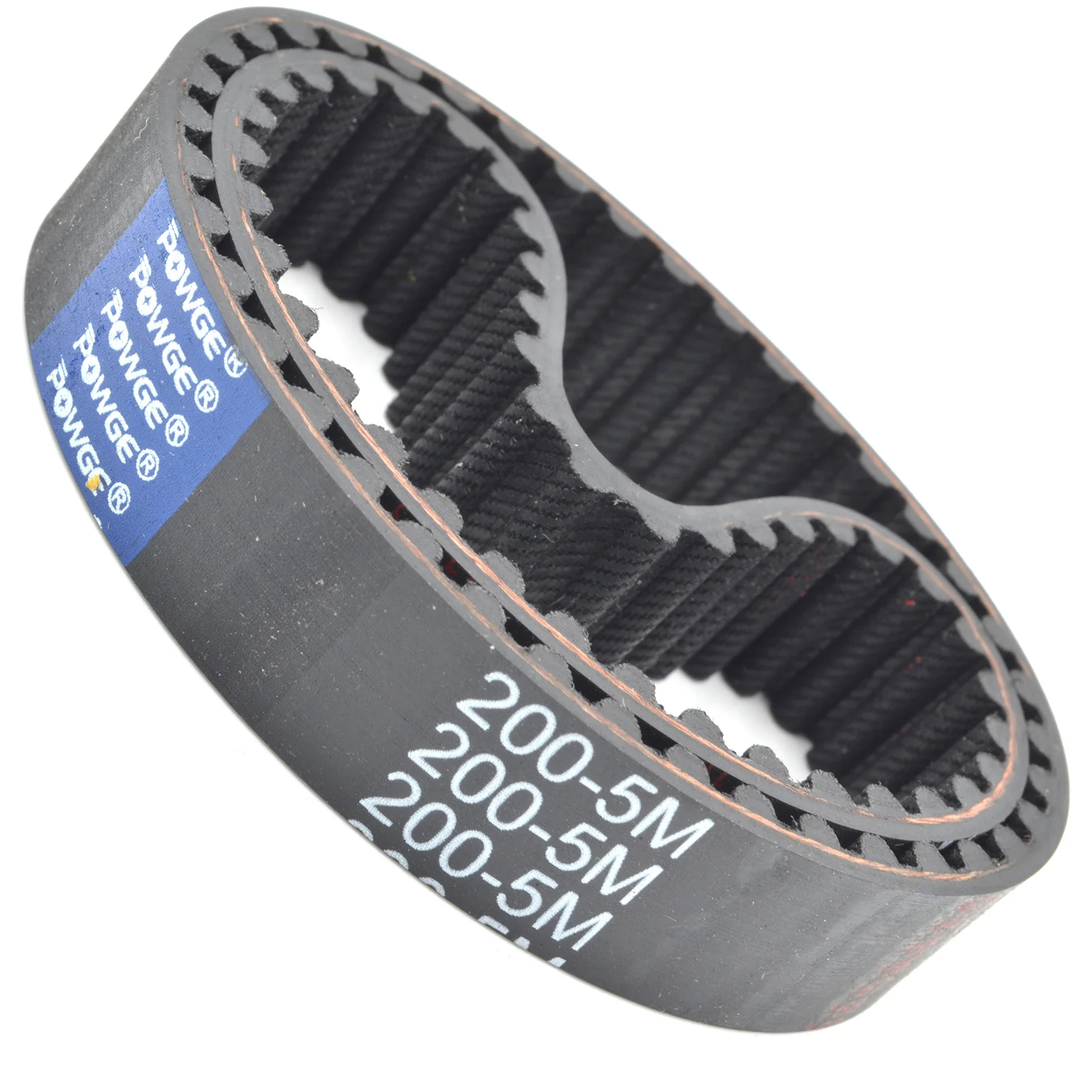 POWGE HTD 5M Timing belt Lp=120 150 170 175 180 185 190 195 200 205 210 215 220 225 230 235 240 245 Width 9-30mm HTD5M Rubber
