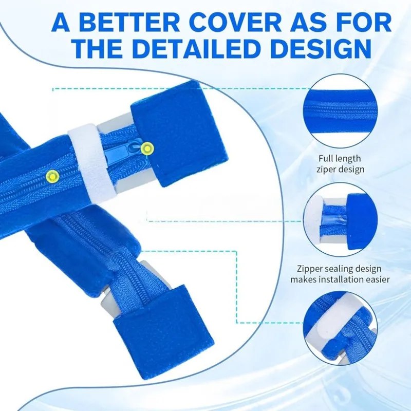 Beauty High-Efficiency Electrostatic Filter 1.8M Hose Cover- CPAP Machine 2-Pcs Cotton,For Various Brands