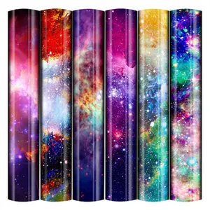 Galaxy Infusible Tinta Transferencia de tinta Patrón de sublimación Transferencia de papel Tazas de bricolaje Tumblers Camisetas de cadena de llaves para cortar 8 Mejores ventas Cricut Infusible Ink - №5