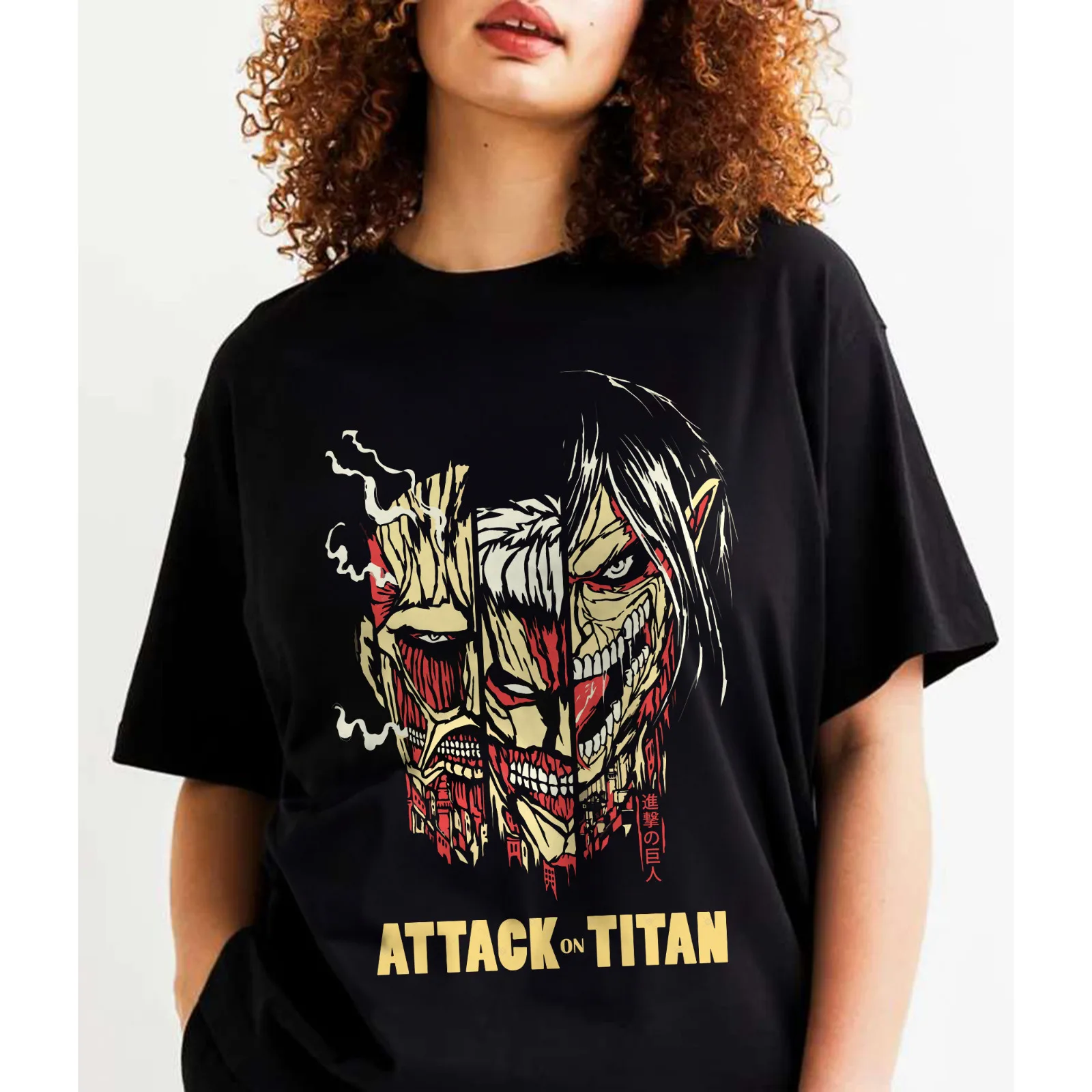 Unisex Attack on Titan Eren Final Shingeki Anime AOT T-Shirt Eren Yeager T-Shirt