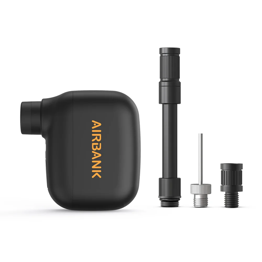 AIRBANK Pocket SE Electric Mini Portable Pump For Bicycle Cordless Tire Presta Schrader Valve Bike Accessories 25 Mins Charging