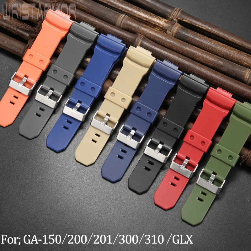 

Resin Replacement Strap Suitable for Casio GA-150 GA-200 GA-201 GA300 GA310/GLX Men Women Watchband Bracelet Accessories