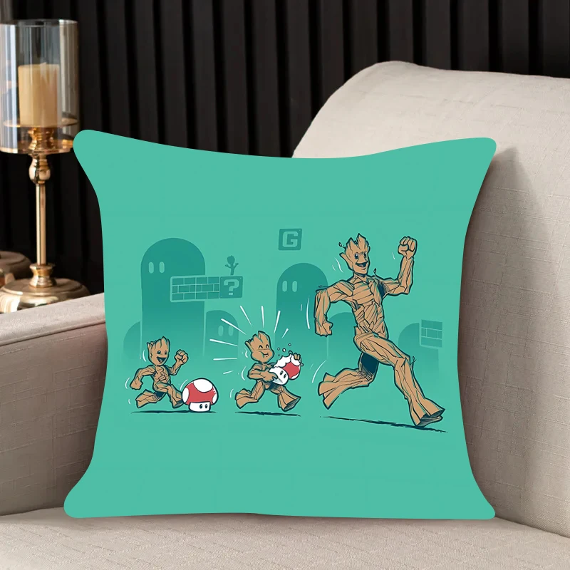 New Pillow Groot Slips Pillow Covers Bedding Comfortable Cushion Good For Sofa Home Car High Quality Pillow Cases boy style gift