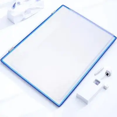 

Hanging Organizer Transparent Storage Bag Wall-Mounted Plastic Document Holder for Home Office Study Large Capacity for Home