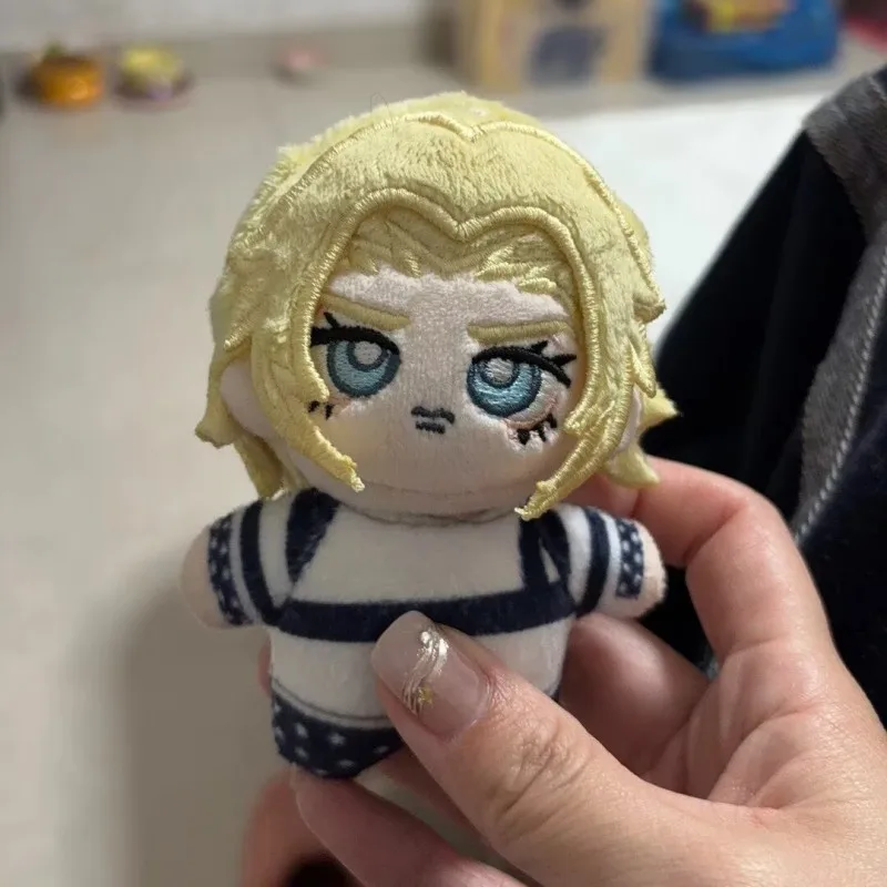 10cm Jonathan Joestar Plush Doll Pendant Printed Collect Anime JoJos Bizarre Stuffed Toy Fan Birthday Gifts Peripherals Toy