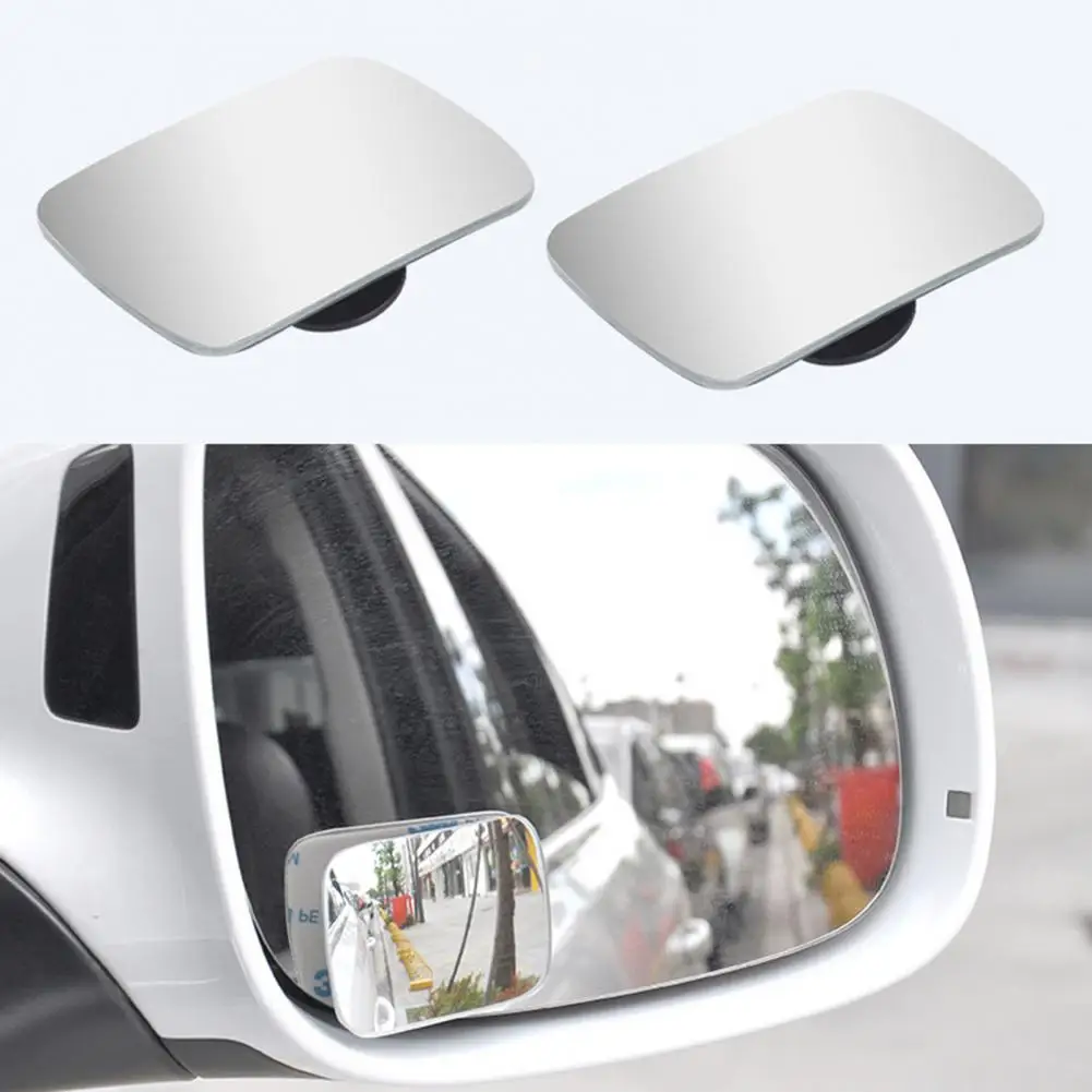 Car Blind Spot Mirror Frameless Side Mirrors for Car Blind Spot Rearview Wide Angle Rear View Accessories Pair of for Enhanced