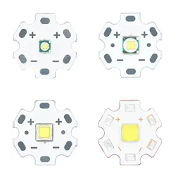 高出力LEDチップ,トーチ,懐中電灯,車の照明用のダイオード,3w,5w,10w,18w,dc3v,12mm 14mm, 16mm, 20mm