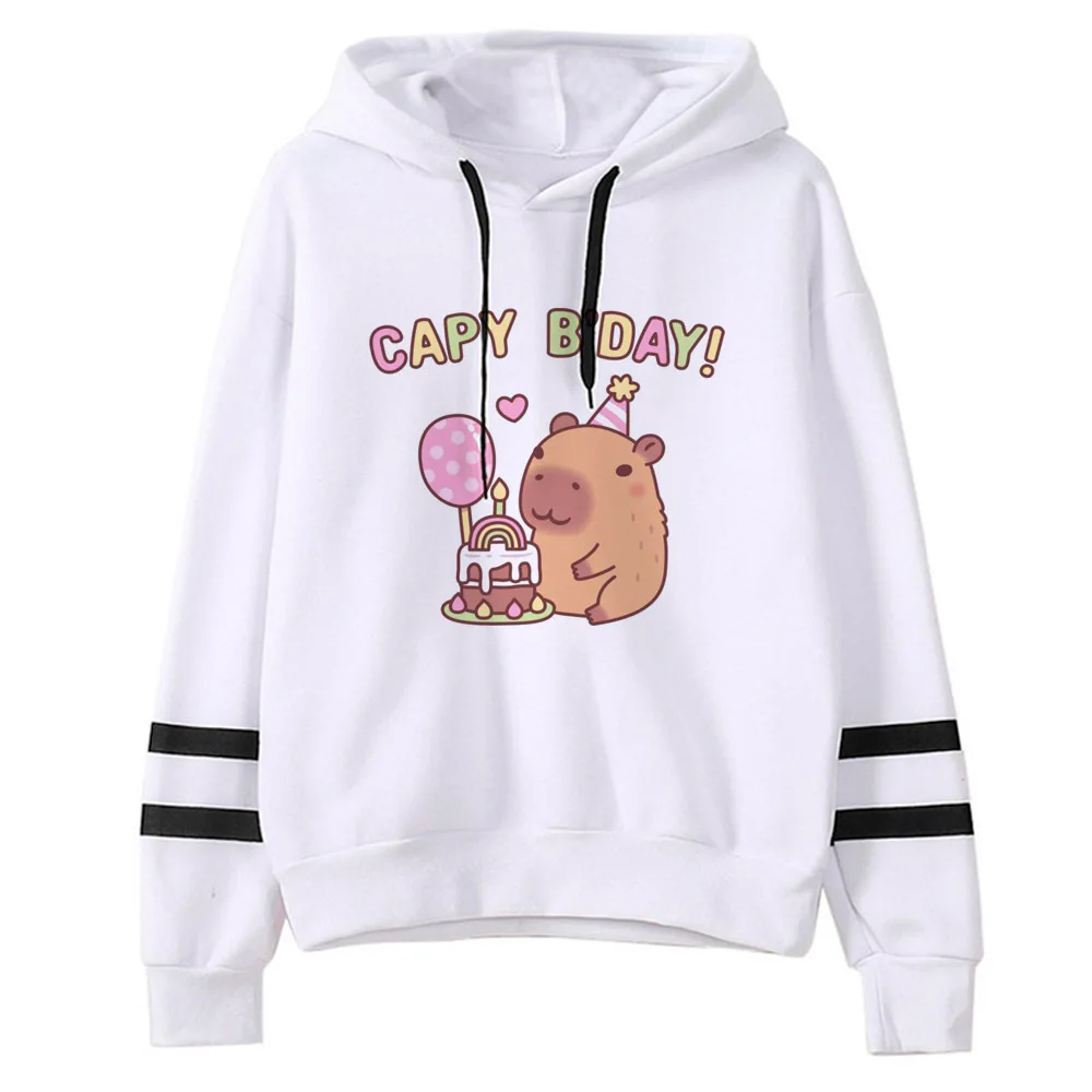 Capybara hoodie modern style trendy comic patterned designer Y2K women tracksuits graphic designer winter trendy