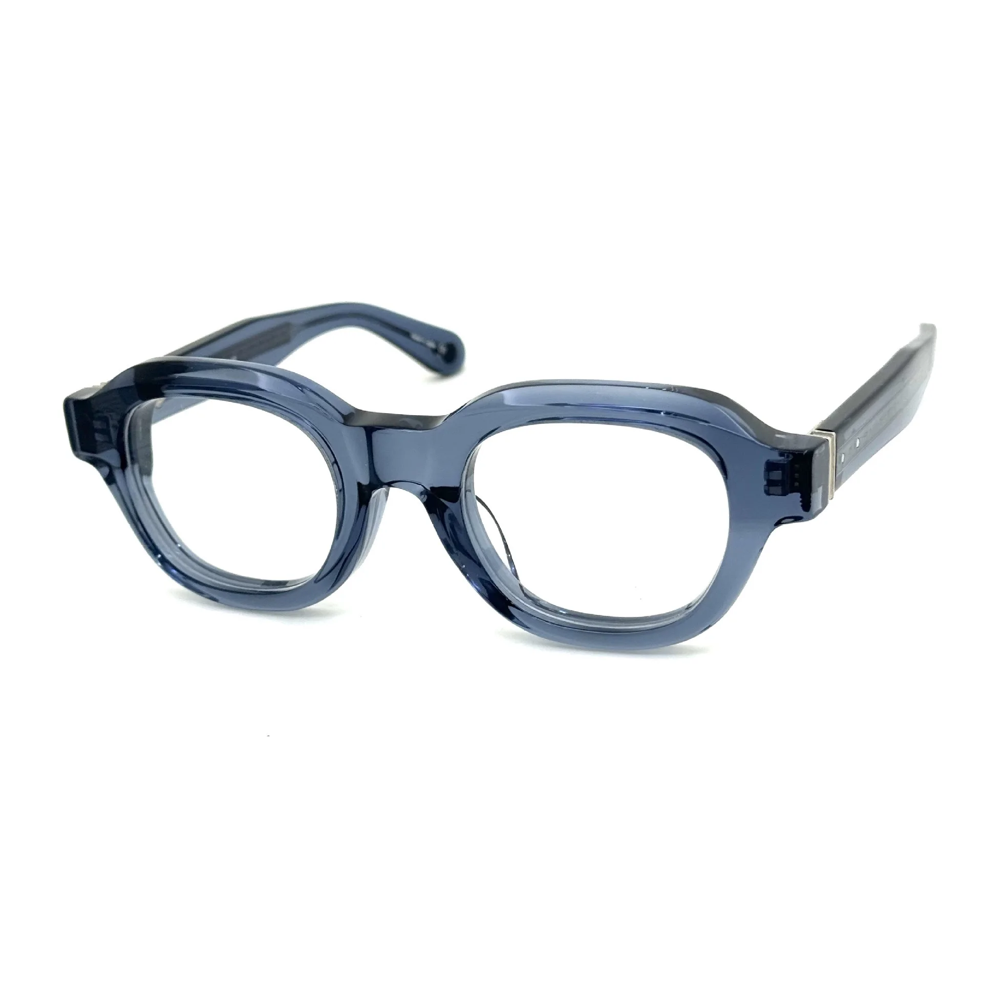 Belight Optical Japan Design Ultra Thick Handmade Italy Acetate Industrial Style Acetate Eyeglasses Prescription Lens M1028