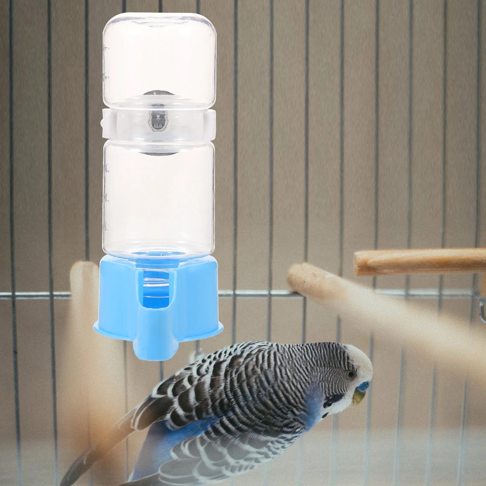 Bird Drinker Drinking Accessory Parrot Water Fountain Automatic Feeder Feeders Plastic Waterer Dispenser