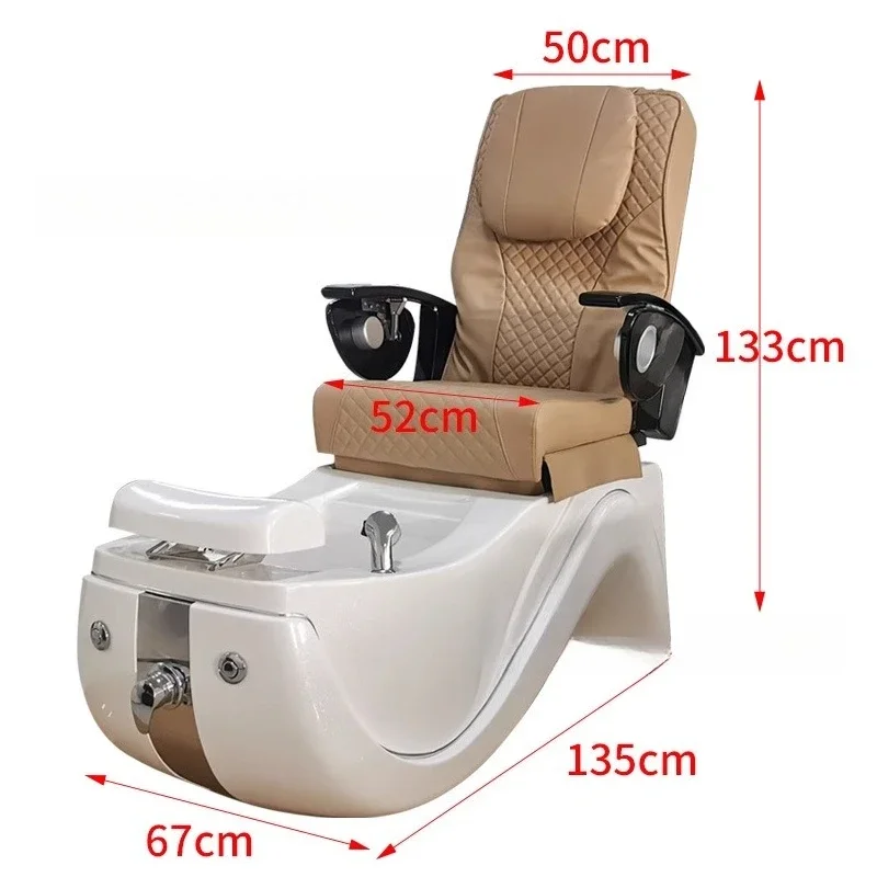 พรีเมี่ยม Salon Pedicure เก้าอี้สปาอ่างล้างหน้าเก้าอี้นวดเล็บมืออาชีพ Pedicura Profesional Mobiliario Reposapies เฟอร์นิเจอร์