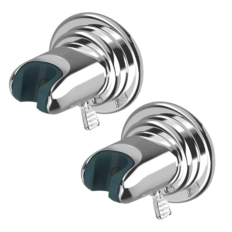 

ABUH-Adjustable Shower Head Holder Removeable Showerhead Holder For Bathroom & Bathtub No Drilling Required 2PCS