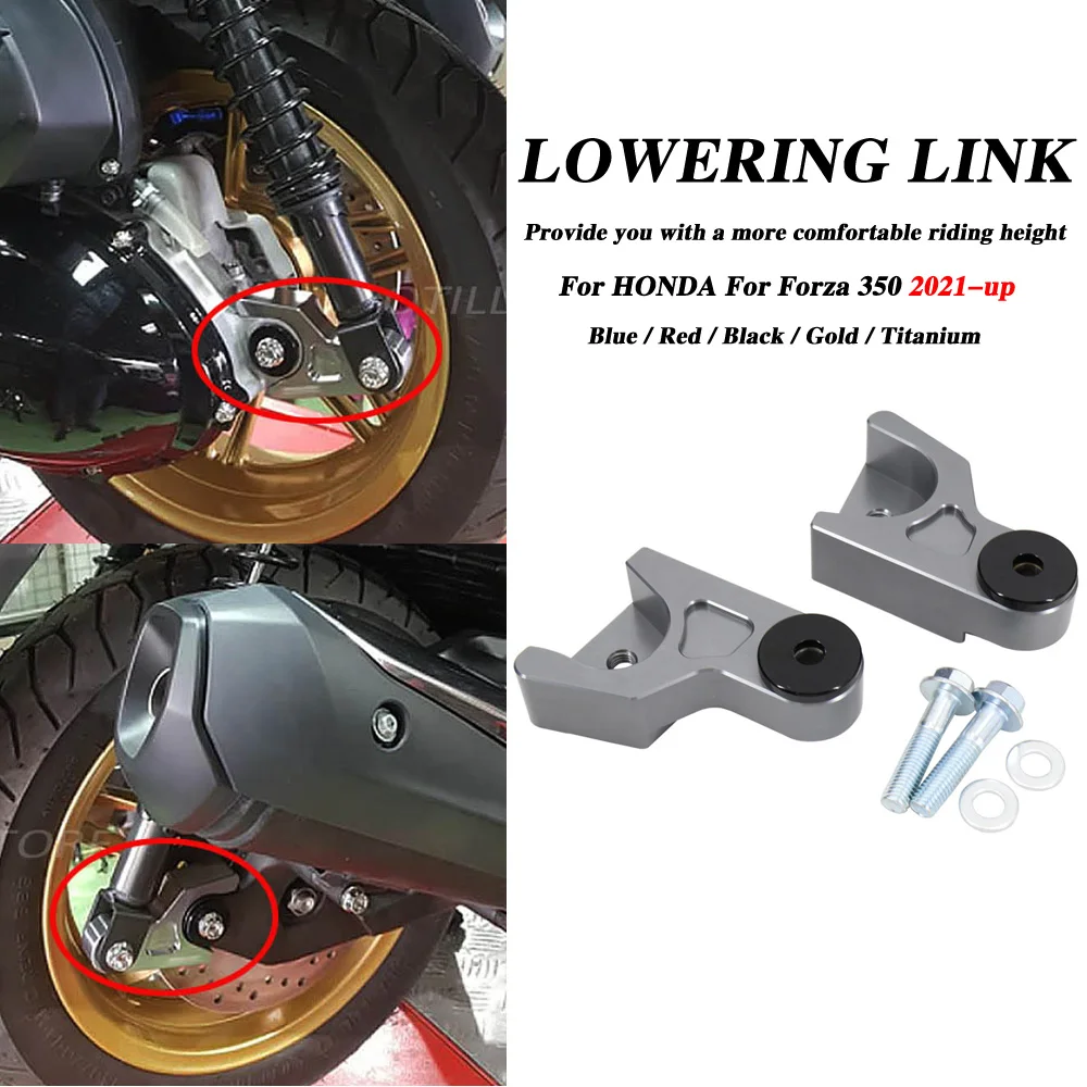 

Motorcycle Rear Lowering Kit Lower Link For Honda For Forza 350 For Forza350 25MM Rear Load Suspension Shock Absorber 2020 2021