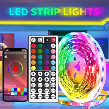 Bande lumineuse LED RGB SMD5050, 10m, ruban Flexible, Diode,...