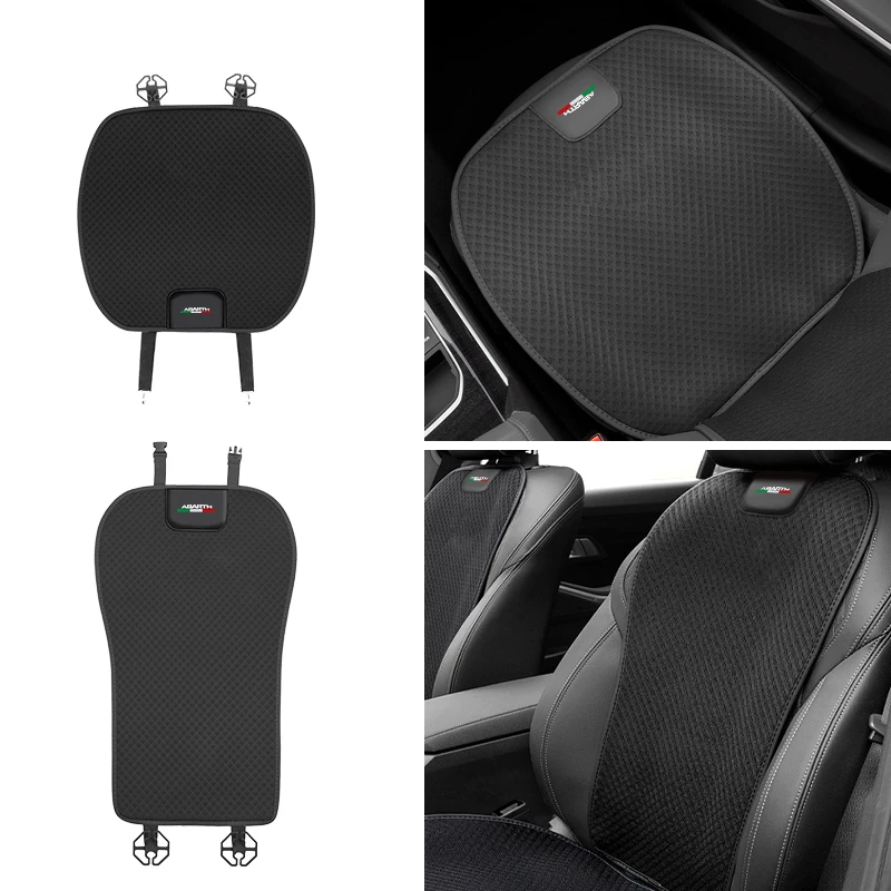 

Car Ice Silk Seat Cover Front Rear Cushion Protector Pad For FIAT 500 Abarth Linea Ducato Tipo Punto Stilo Panda Fiorino Doblo B