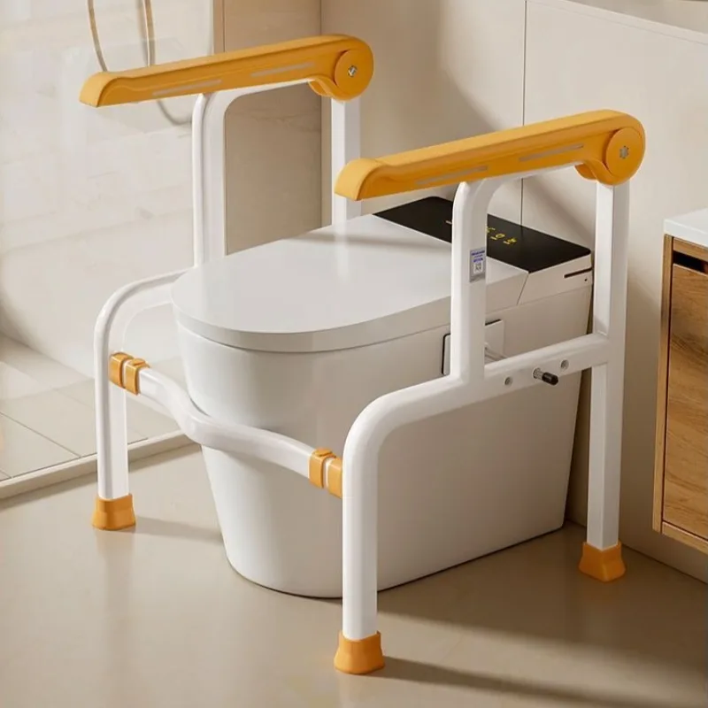 Adjustable Toilet Safety Rails for Elderly People Mobility Aids Bathroom Handrail Non-Slip Anti-Fall Assist Frame Toilet Support