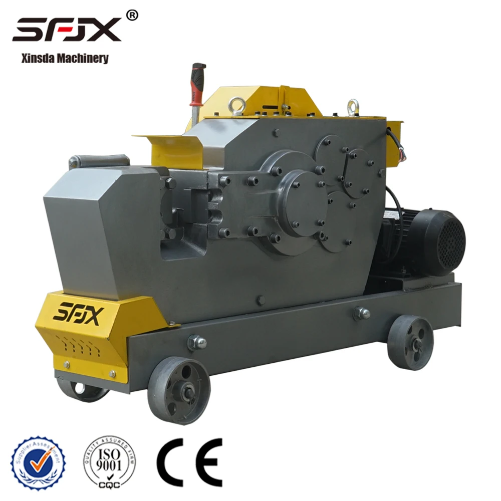 2026  NEW High Productivity 3kW Rebar Cutting Machine Gear Motor & Engine 380V/220V Compatible High Safety Steel Cutter