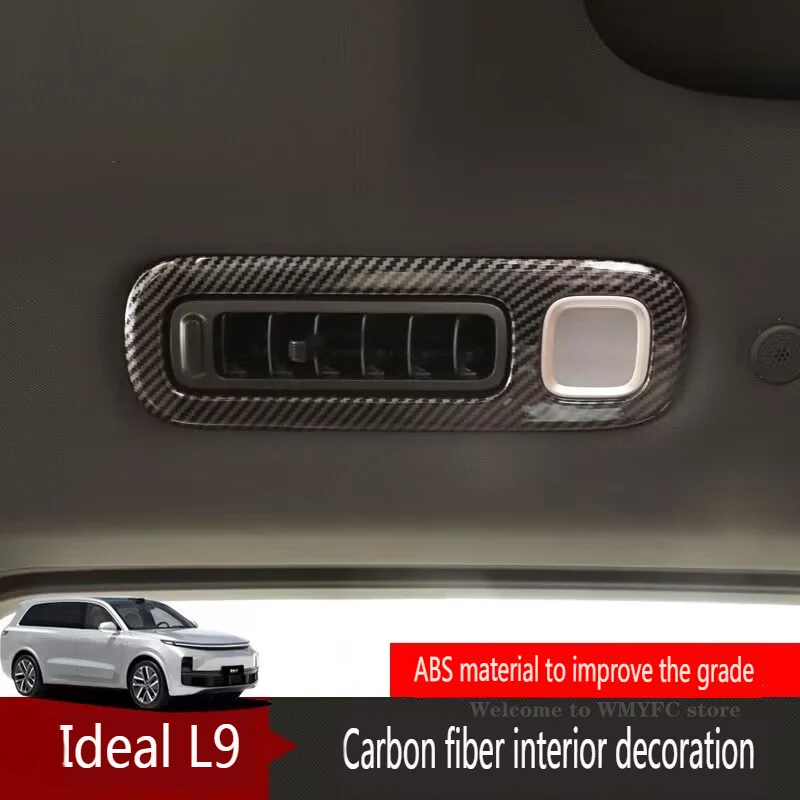 

For Leading Ideal LiXiang L8 L9 2022-2024 Car Stickers Interior Reading Light Roof-Vent Decor Frame Auto Accessories