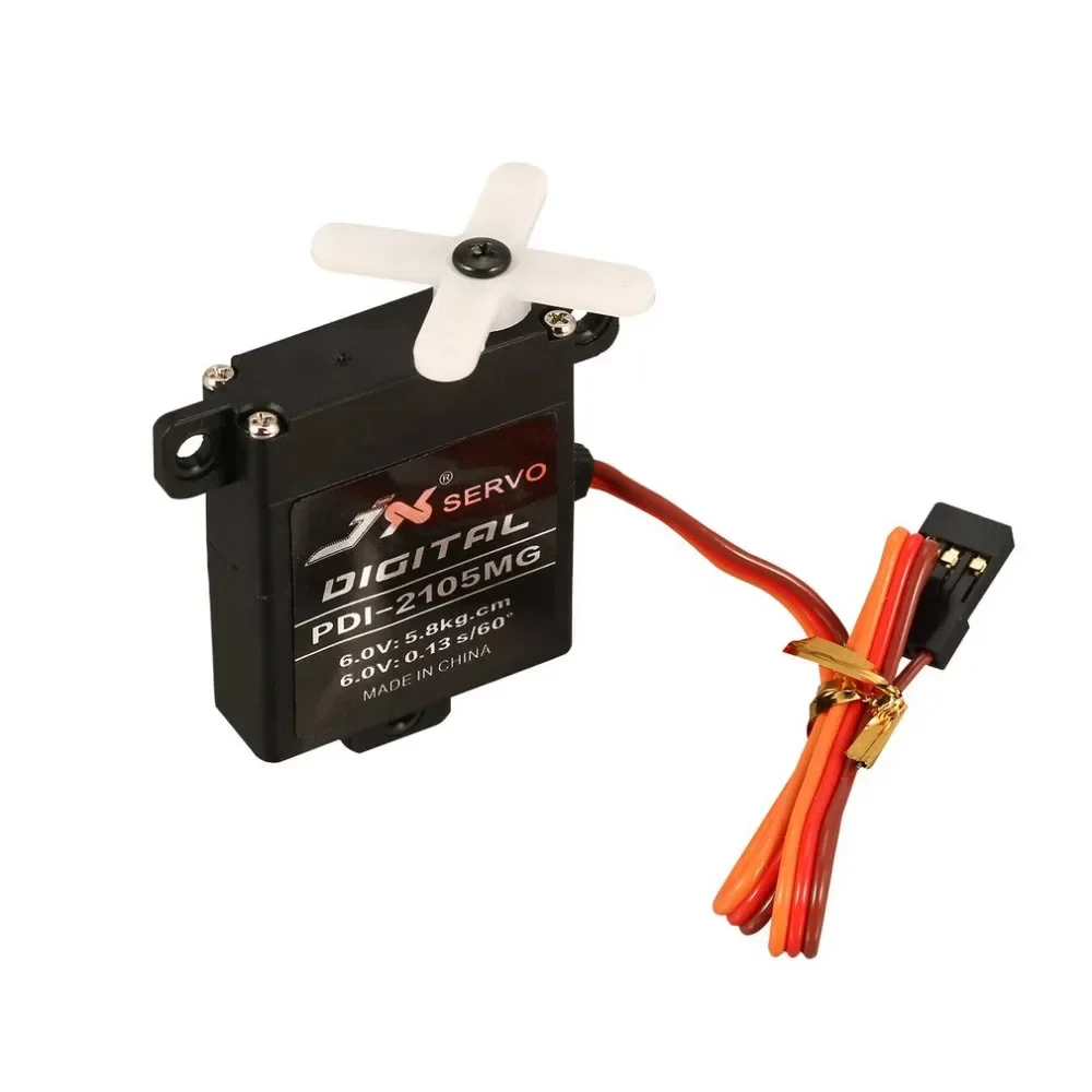 JX PDI-2105MG 5.8KG Metal Gear Mini Servo Micro Digital Motor 4.8V-6V for RC Fixed Wing Plane Aircraft Helicopter Model Toy Part